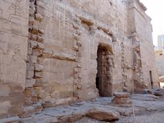 Backside of the pronaos of the Temple of Esna from the Roman era, Egypt