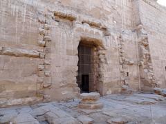 Rear view of the pronaos of the Temple of Esna from the Roman era, Egypt