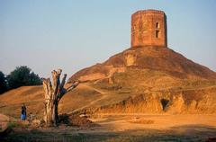 Chaukhandi Stupa in Sarnath, Uttar Pradesh, India