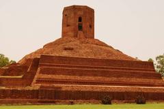 Dhamek Stupa at Sarnath in Uttar Pradesh, India