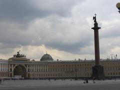 Dvortsovaya Square in Saint Petersburg, Russia