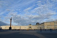 Evening in Palace Square, St. Petersburg