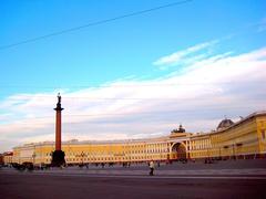 Palace Square in Saint Petersburg, Russia