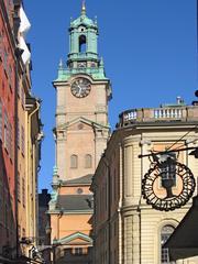 Gamla Stan old town panoramic view