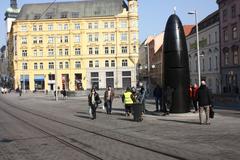 Brněnský orloj in Brno, Czech Republic