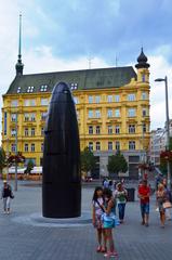 View of Brno cityscape with historical buildings