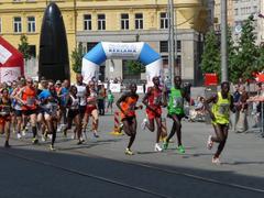 Start of Brno 1/2 Marathon 2011