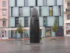 Brněnský Orloj at Náměstí Svobody in front of Omega shopping center