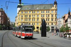 Brno náměstí Svobody Tatra KT8D5R.N2 tram