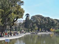 Lake in Parque Centenario