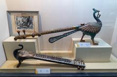 Taus and Peacock sitar in Raja Dinkar Kelkar Museum, Pune