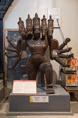 Wooden figure of Five Headed Maruti in Raja Dinkar Kelkar Museum, Pune