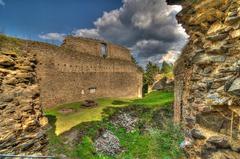 Czech Republic cultural monument Buben castle ruins