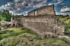 Buben Castle ruins panoramic view