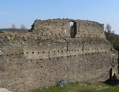 Ruins of Buben castle in the forest