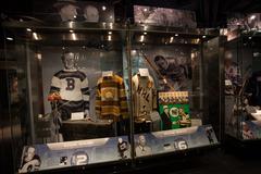 Hockey Hall of Fame interior display in Toronto, Ontario, Canada