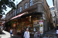 Rüstem Pasha Mosque seen from a sidestreet