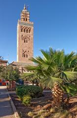 The Koutoubia Mosque in Marrakesh after the September 2023 earthquake