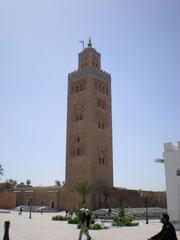 Minaret of the Koutoubia Mosque in Marrakech