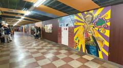 Chojamachi Yokocho underground shopping street connected to Fushimi Station in Naka-ku, Nagoya City