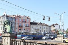 Lion's Bridge in Sofia, Bulgaria