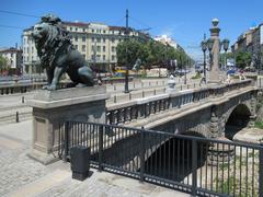 Lions Bridge in Sofia, Bulgaria