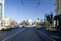 Lion's Bridge in Sofia, Bulgaria