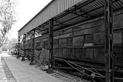 vintage railway carriage at National Rail Museum, New Delhi