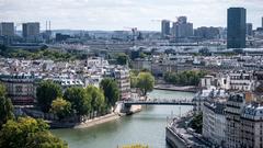 BNF and UPMC viewed from Tour Saint-Jacques, Paris