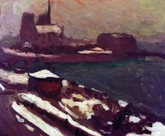 Notre-Dame in Winter painting by Albert Marquet, 1902