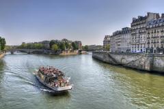 Pont Louis Philippe and Pont Saint-Louis in Paris, France