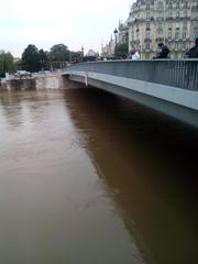 Seine river flood in Paris, 2016