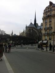 Pont Saint Louis in Paris, March 2013