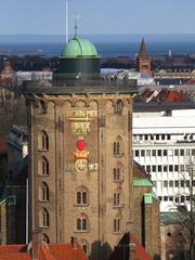 Rundetårn in Copenhagen with Christian IV's rebus inscription