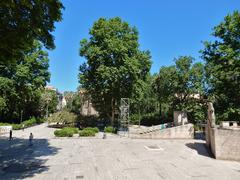 Monument at Giardini Nicola Calipari in Rome