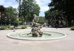 Fontana del Rutelli at piazza Vittorio Emanuele in Rome