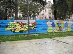 Murale in Piazzale Vittorio Gardens, Rome