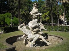 Group sculpture from the original Fontana delle Najadi in Rome