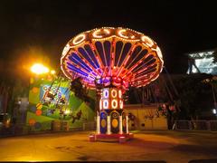 Nagoya port Sea Train Land at night