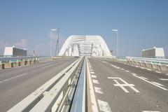 Yumemai Ohashi bridge in Osaka, Japan