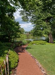 Path at the Japanese Garden of the Phoenix in Chicago