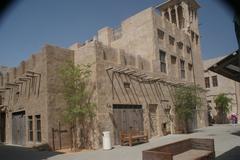 Scenic view of Al Seef district, featuring traditional and modern architectural blend in Bur Dubai