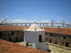 Ponte Newton Navarro and Fortaleza dos Reis Magos in Natal, Brazil