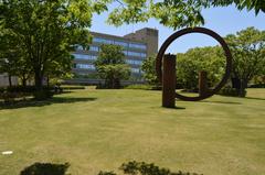 Oike Park and Tokai City Hall in Tokai, Aichi Prefecture