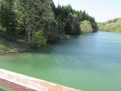 Ōike pond on the southern side