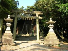 Hachiman Shrine in Oike Park, Tokai City, Japan