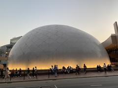 Hong Kong Space Museum at night