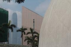 Hong Kong skyline with Space Museum, Cultural Centre, and IFC 2