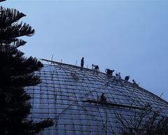 Tsim Sha Tsui Space Museum under repair, 2001