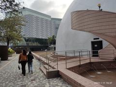 Salisbury Road in Tsim Sha Tsui, Hong Kong, January 2023